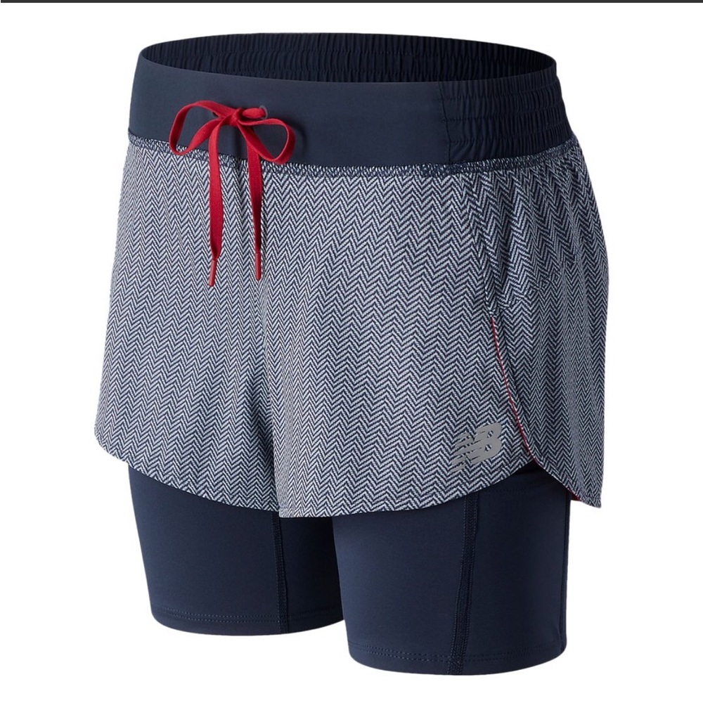 New Balance Printed 2-in-1 Shorts